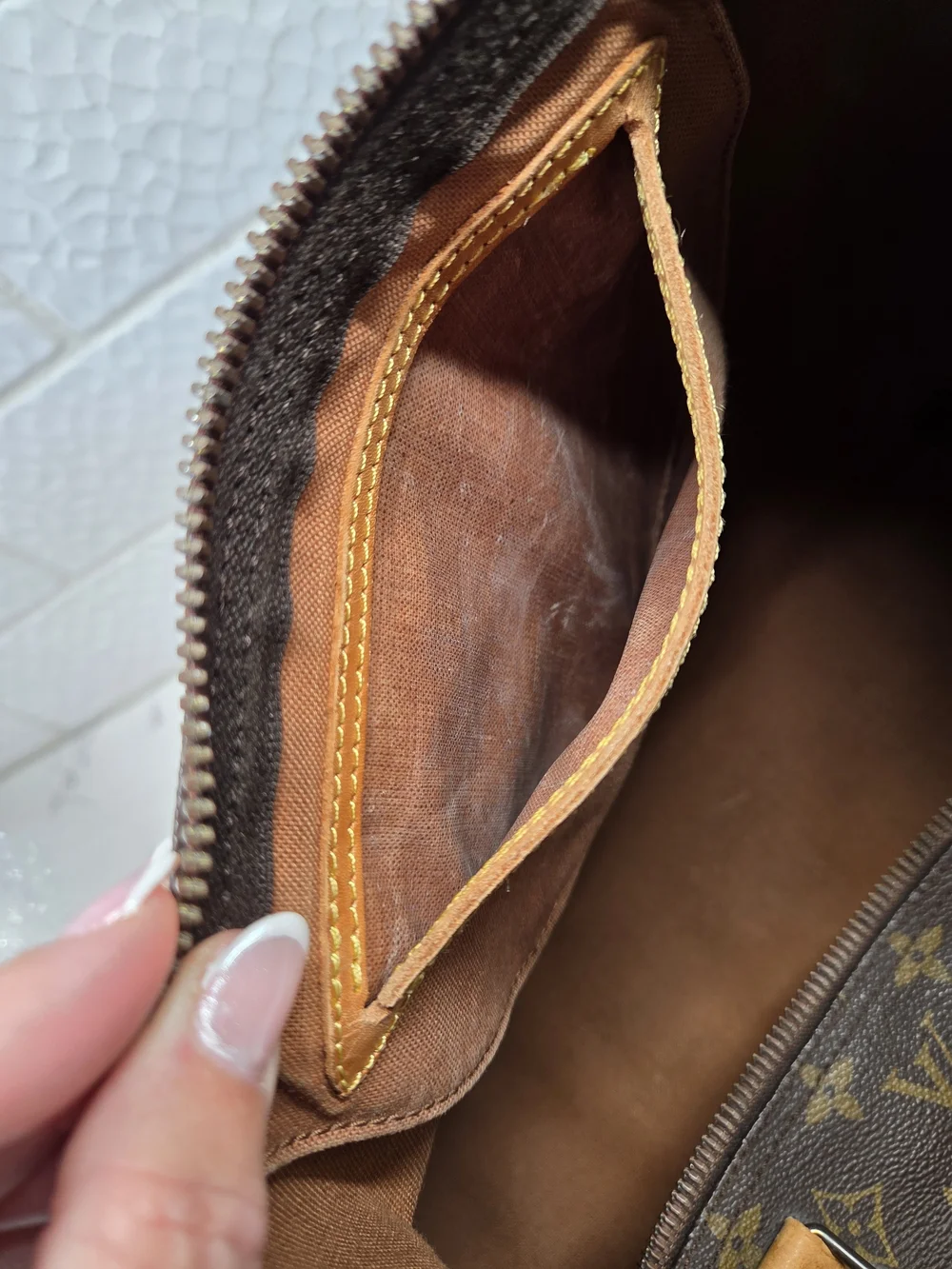Vintage 1985 Louis Vuitton Monogram Speedy 40 Bag - Made in France SA851